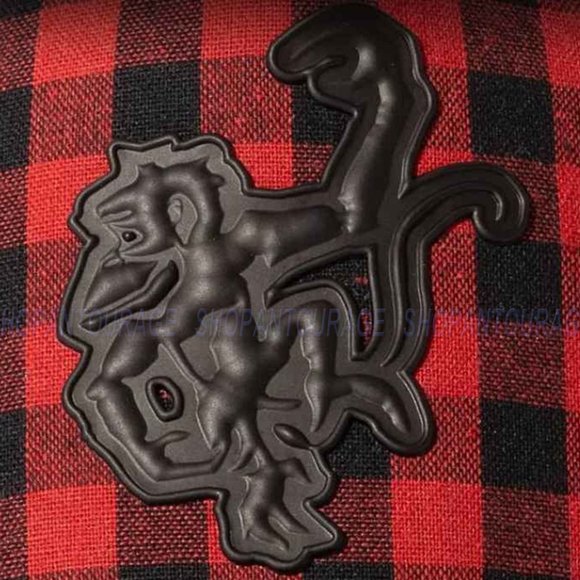 Red Monkey Buffalo Logo Black/Red RM1479 Limited Edition Unisex Trucker Hat Cap - Picture 7 of 9